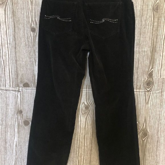 Talbots Pants & Jumpsuits Talbots 2p Stretch Black Velour Jeans